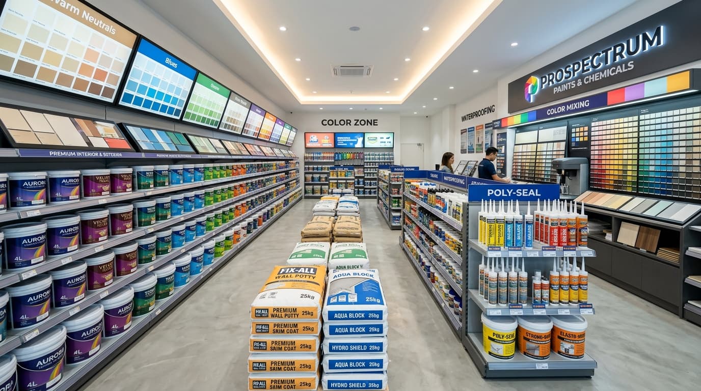 Paints and Construction Chemicals - KKT Building Solutions Chennai